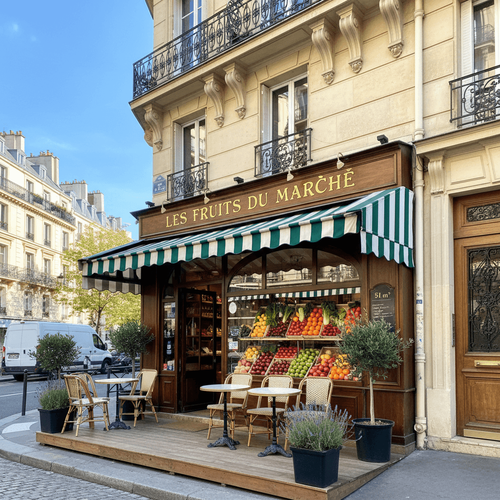 Local Commercial 51 m² à Paris - Opportunité Restauration