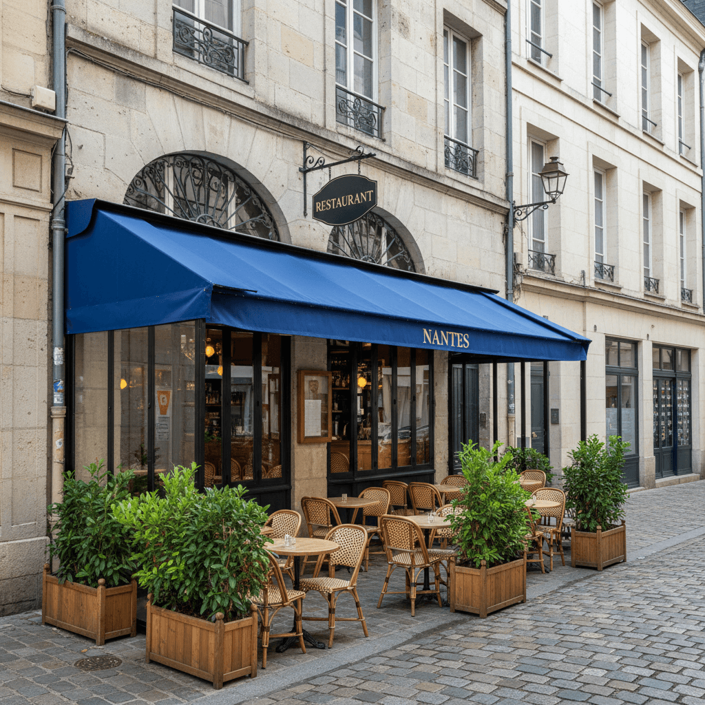 Restaurant 80m² à Nantes : terrasse