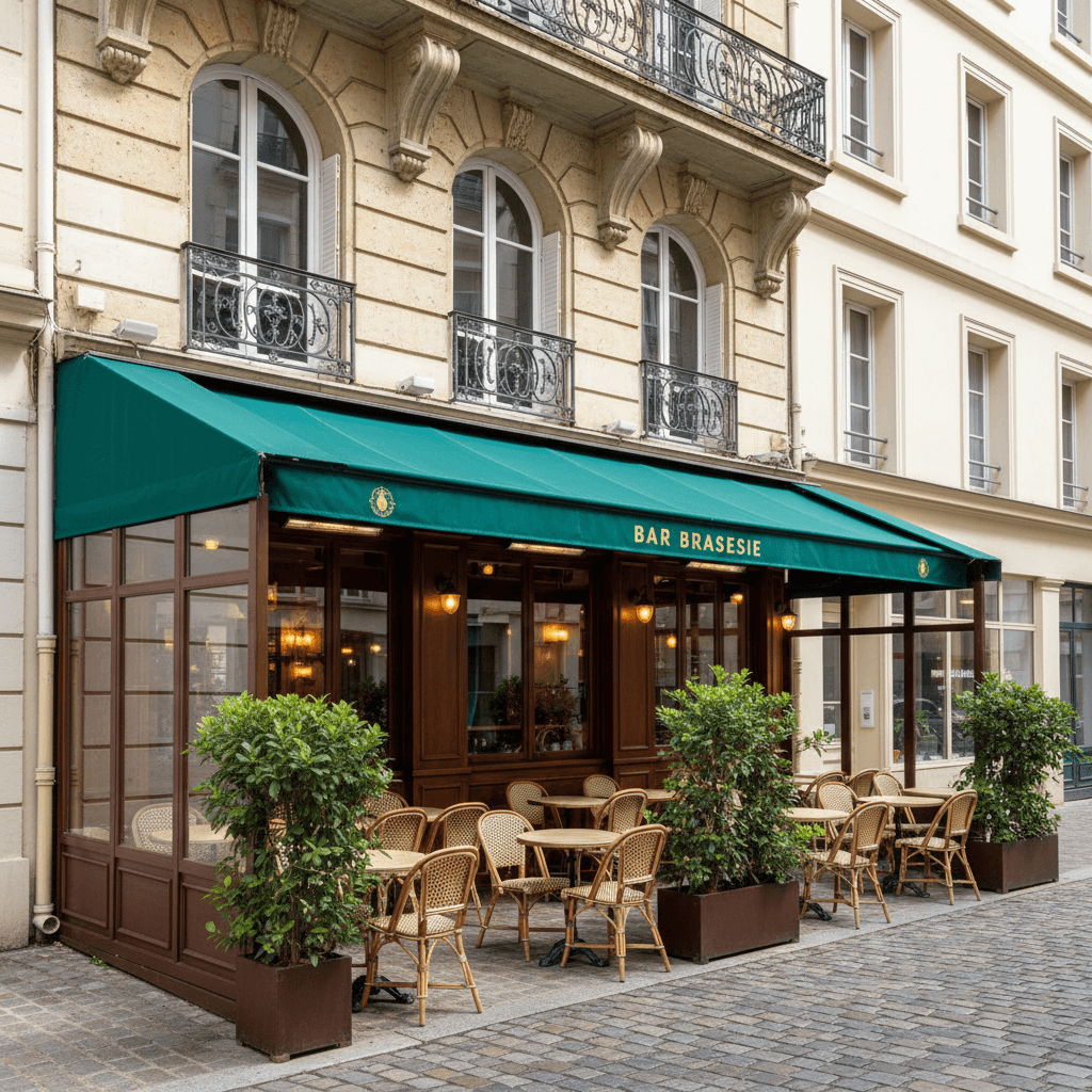 Bar-brasserie 100m² à Le Havre : terrasse