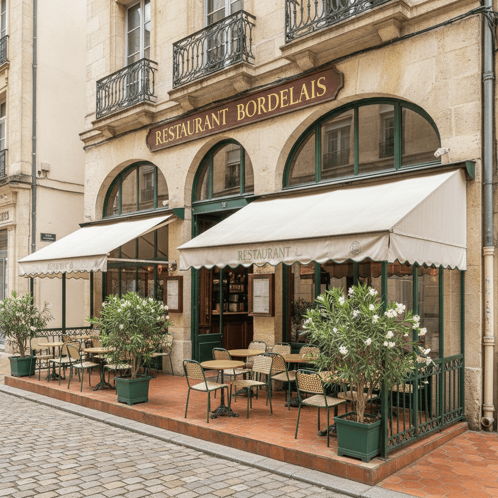 Restaurant 180m² à Bordeaux : terrasse - licence IV