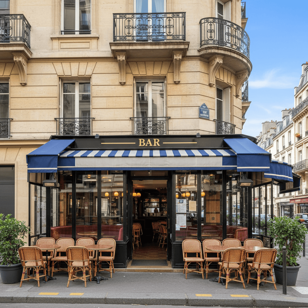 Bar à vendre dans le quartier animé de Paris
