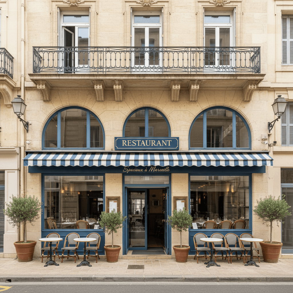 Restaurant spacieux à Marseille, 193 m² à saisir
