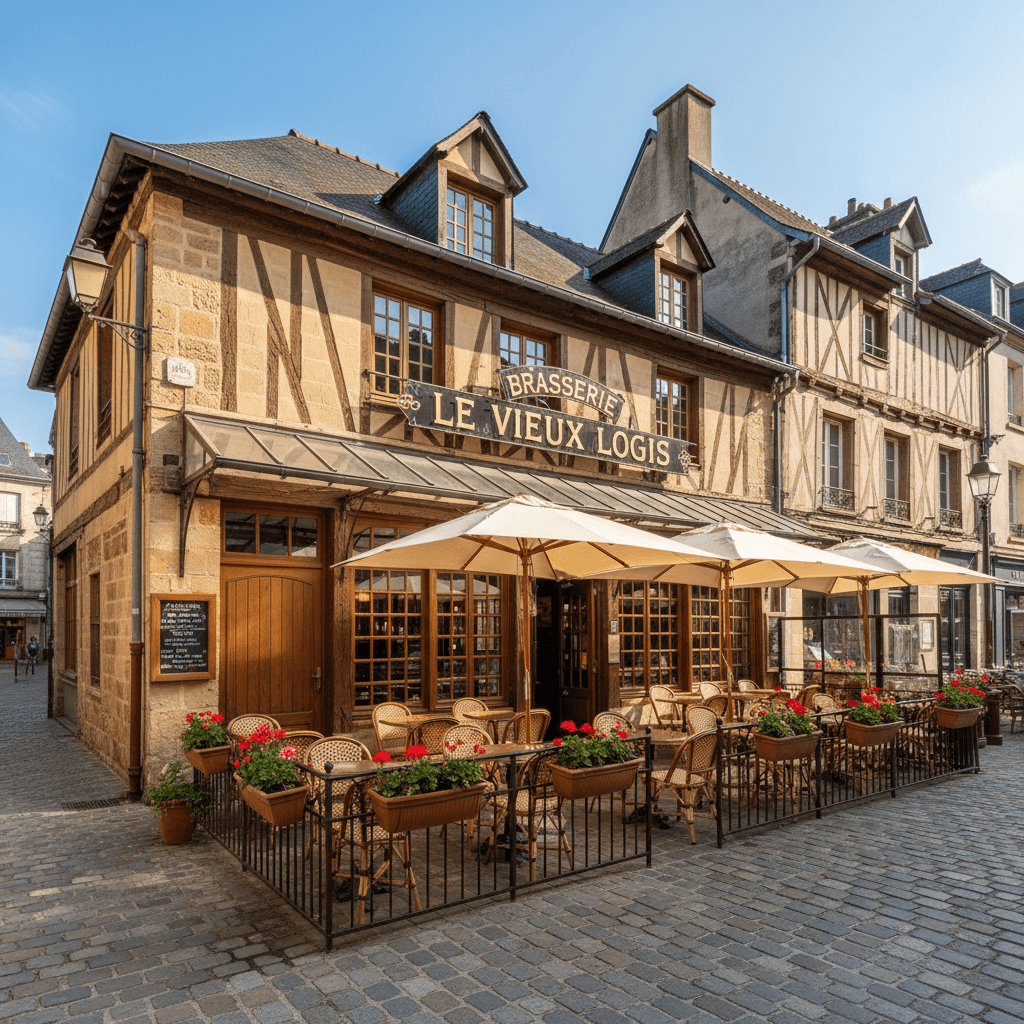 Bar-brasserie 130m² à Rouen : terrasse - licence IV