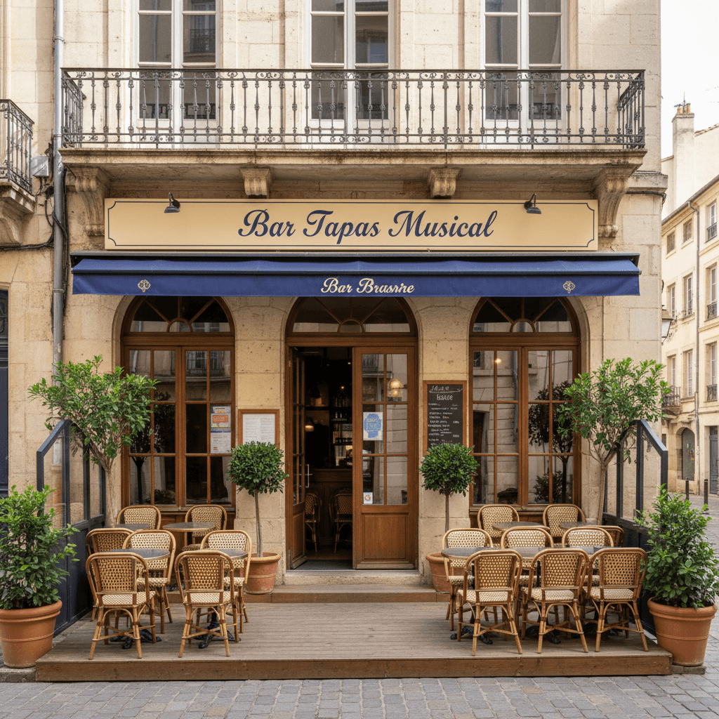 Bar-brasserie 80m² à Montpellier : terrasse - licence IV