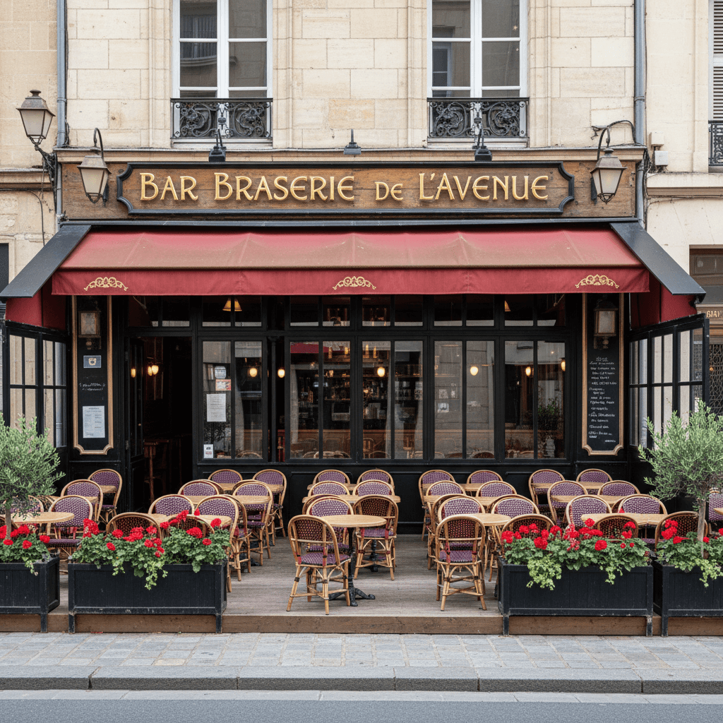 Bar-brasserie à Angers : terrasse - licence IV
