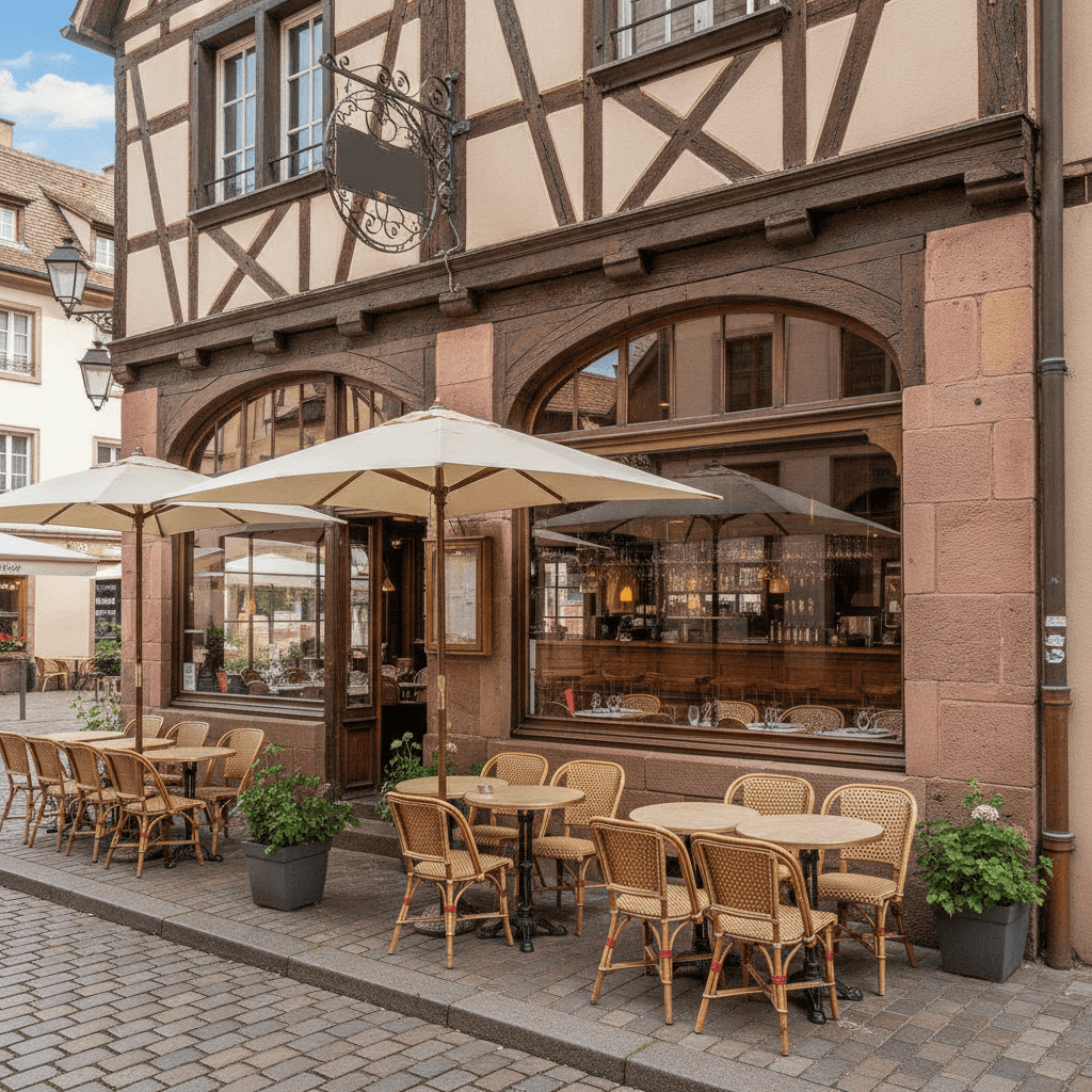 Restaurant 150m² à Strasbourg : terrasse - licence IV