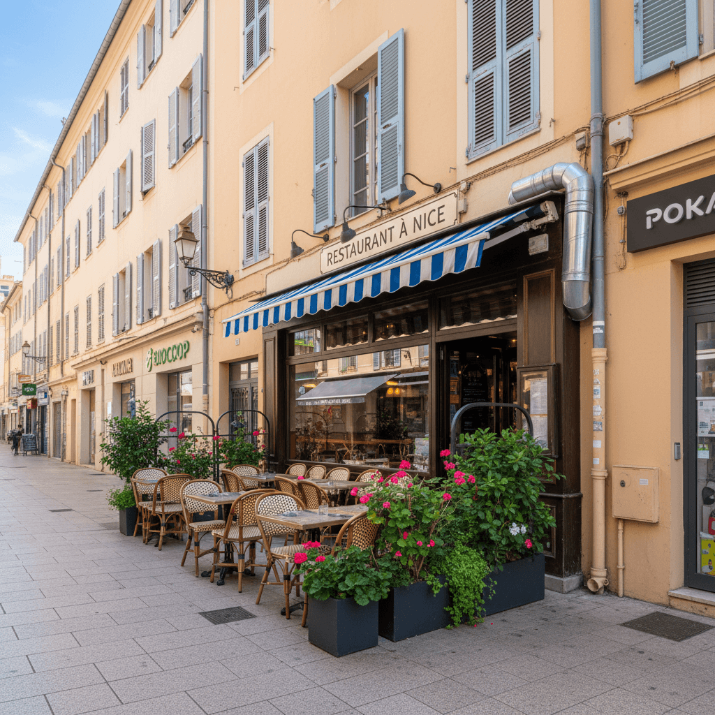 Restaurant à Nice - Emplacement d'exception