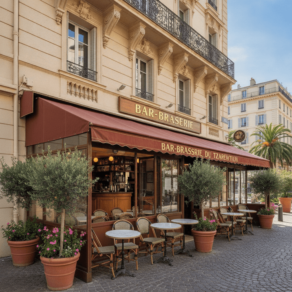 Bar-brasserie 80m² à Nice : terrasse - licence IV