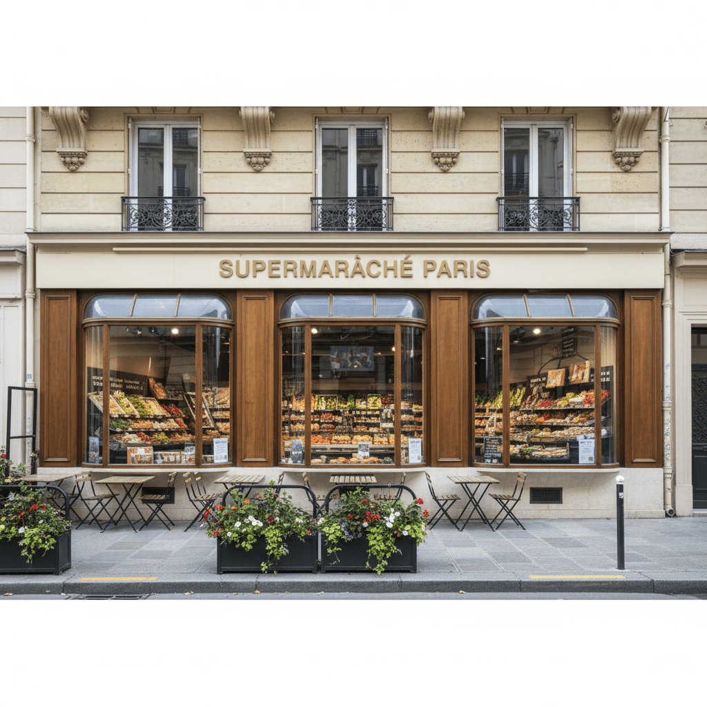 Supermarché spacieux à Paris - 1042 m²