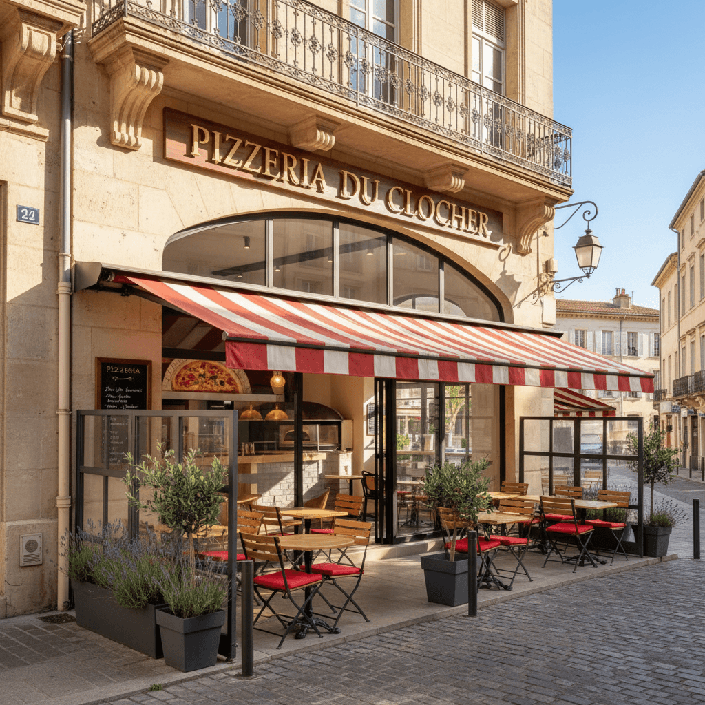 Fast-food à Montpellier : terrasse