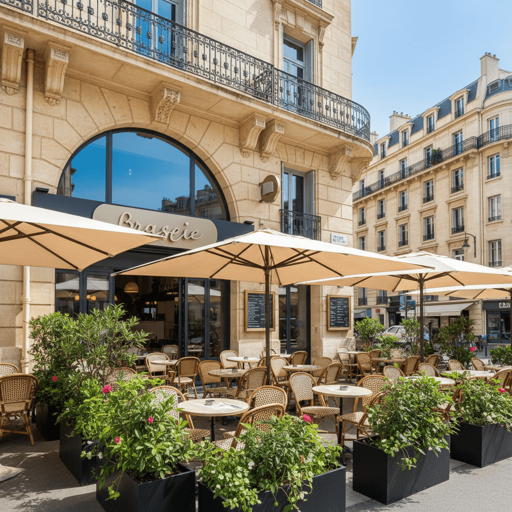Bar-brasserie 150m² à Marseille : terrasse - licence IV