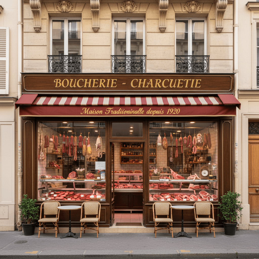 Local Commercial à Paris - Boucherie/Charcuterie