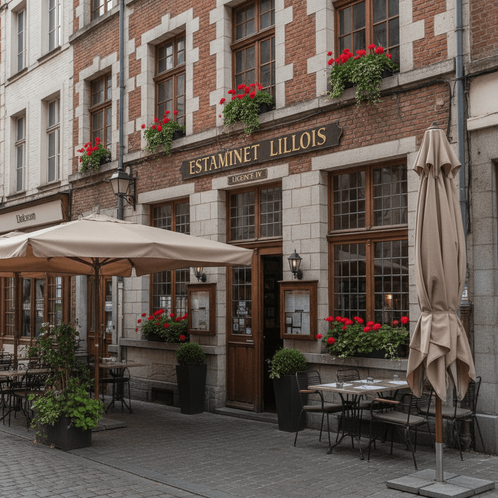 Restaurant à Lille : terrasse - licence IV