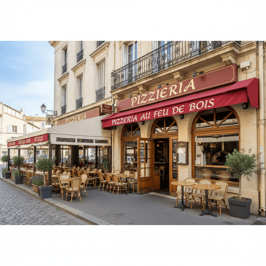 Restaurant à Toulon : terrasse - extraction