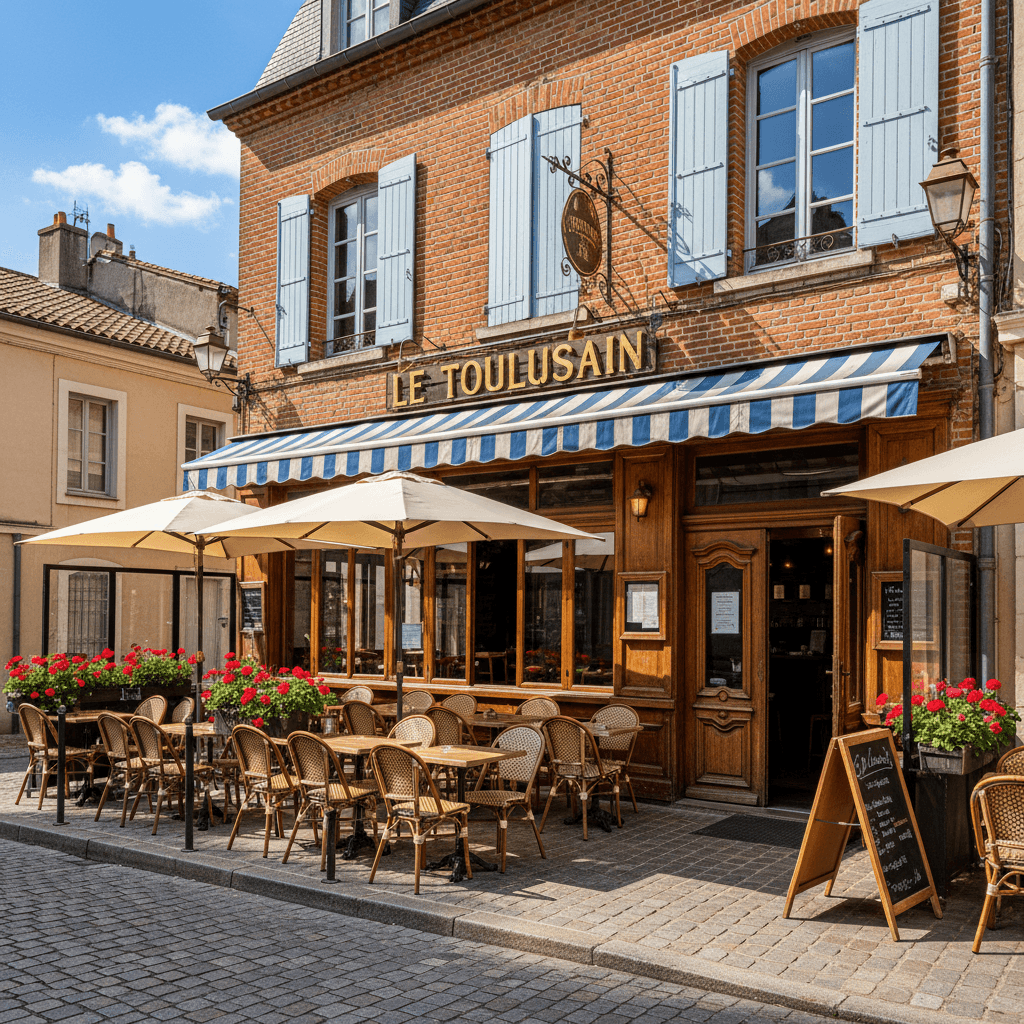 Restaurant 110m² à Toulouse : terrasse - extraction