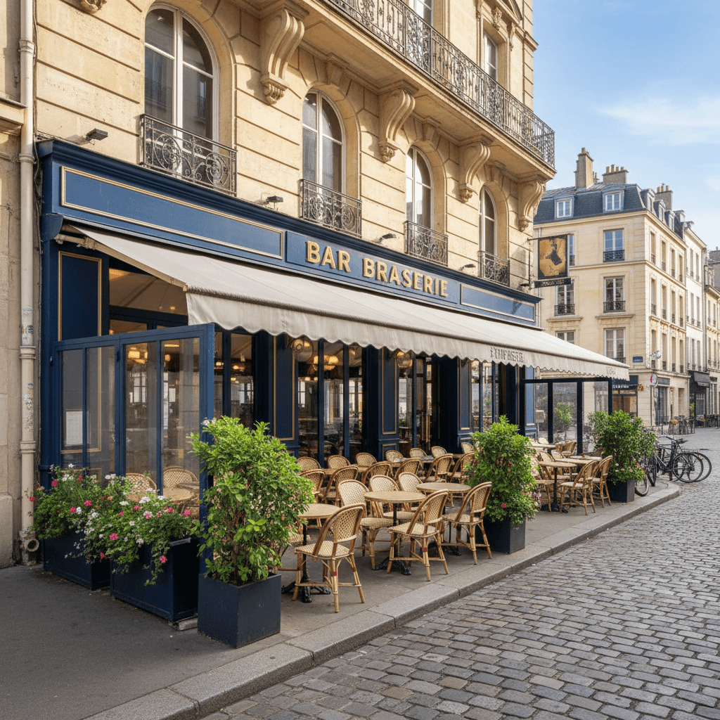 Bar-brasserie 110m² à Nantes : terrasse - licence IV