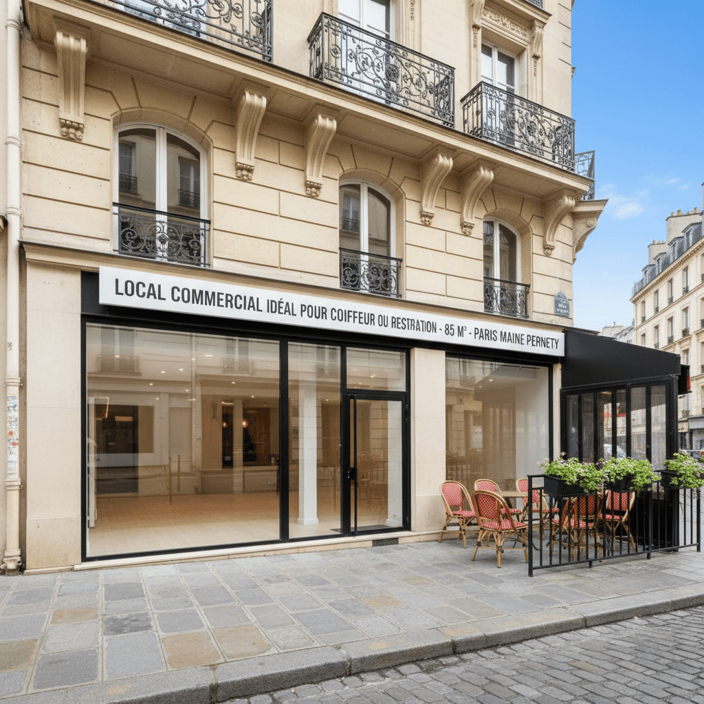 Local commercial idéal pour coiffeur ou restauration
