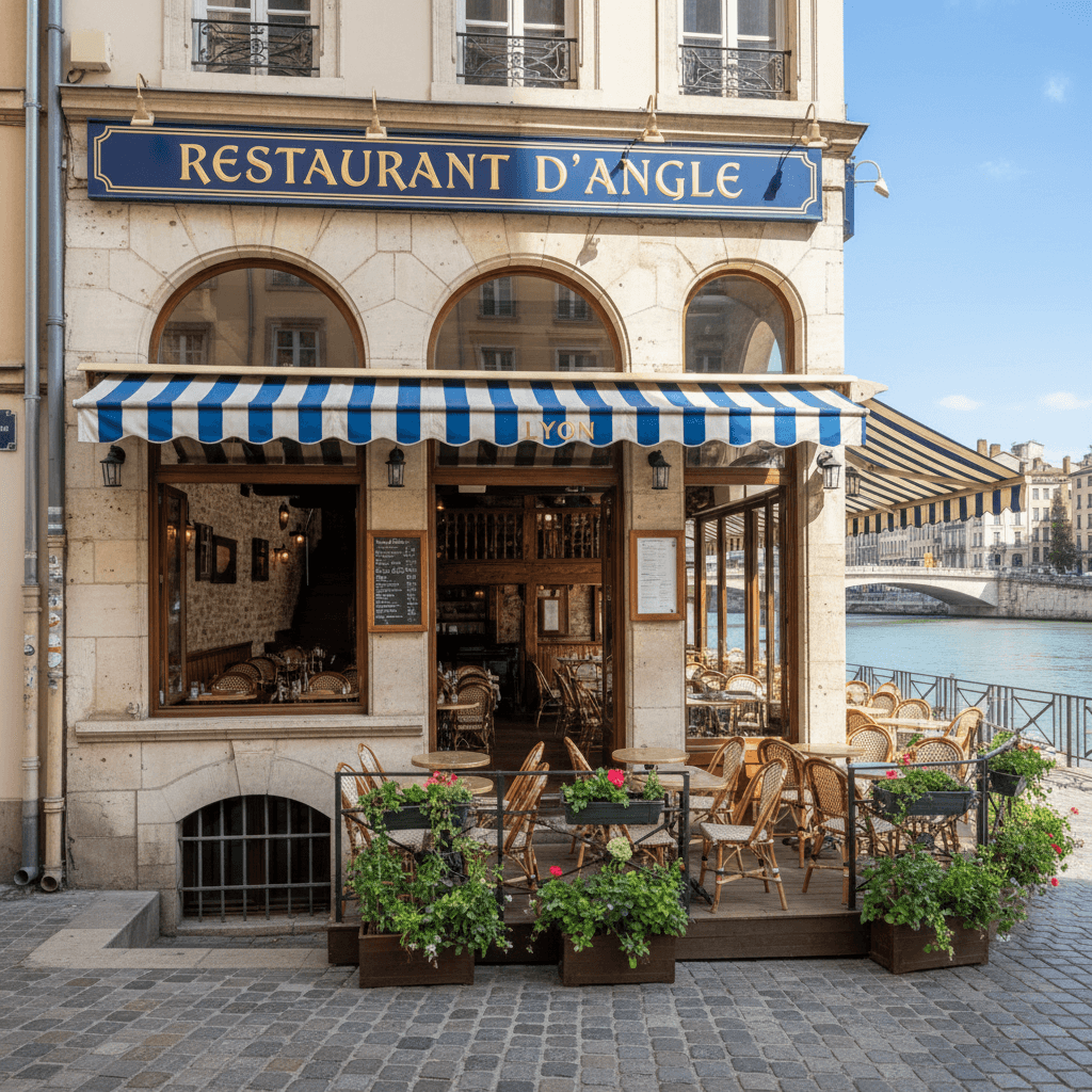 Restaurant 60m² à Lyon : terrasse - licence IV