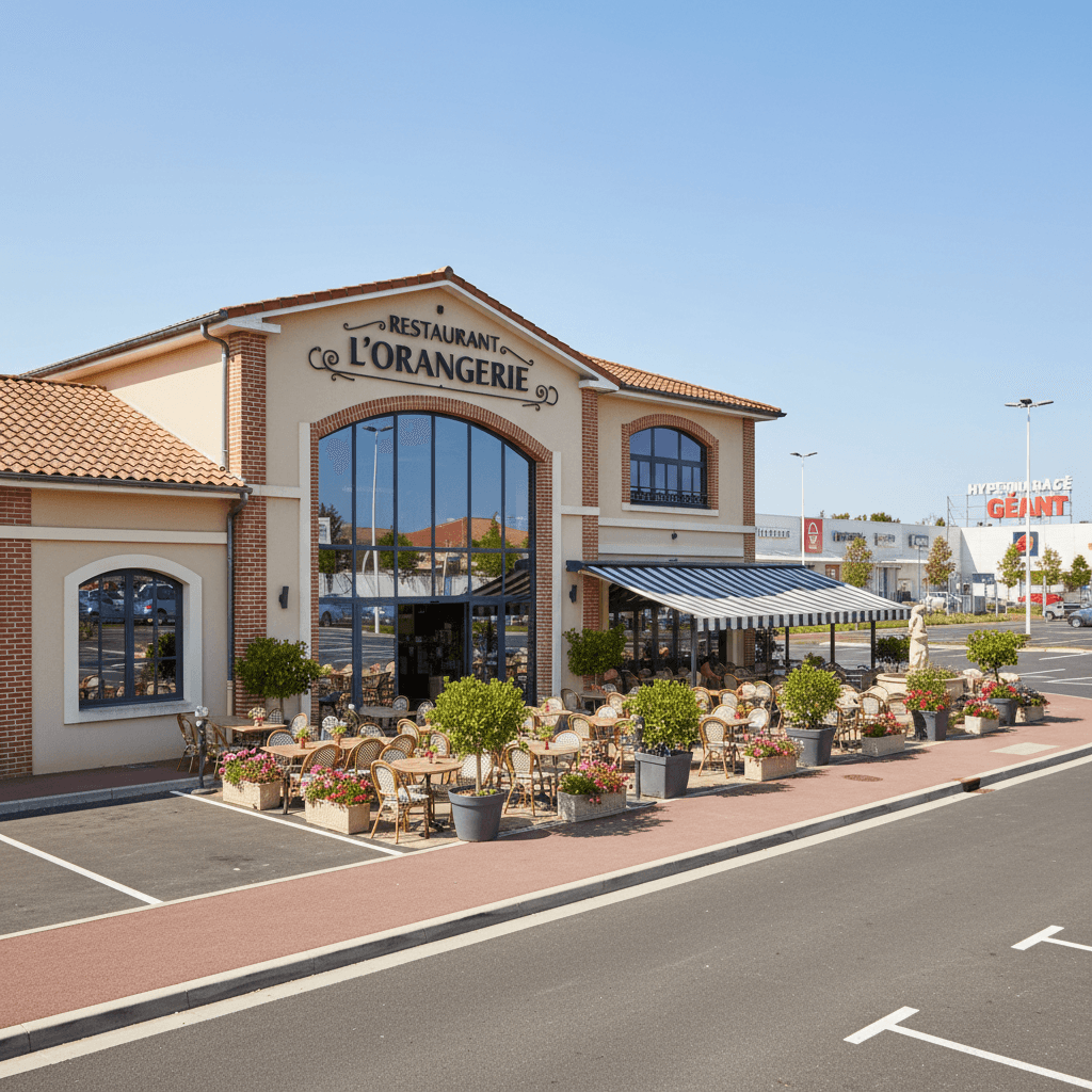 Restaurant 490m² à Toulouse : terrasse - licence IV