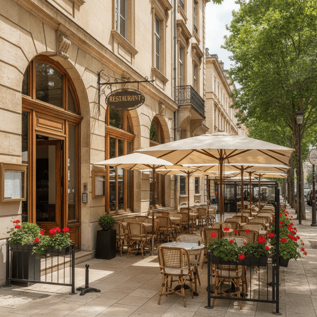 Restaurant à Lyon : terrasse - licence IV