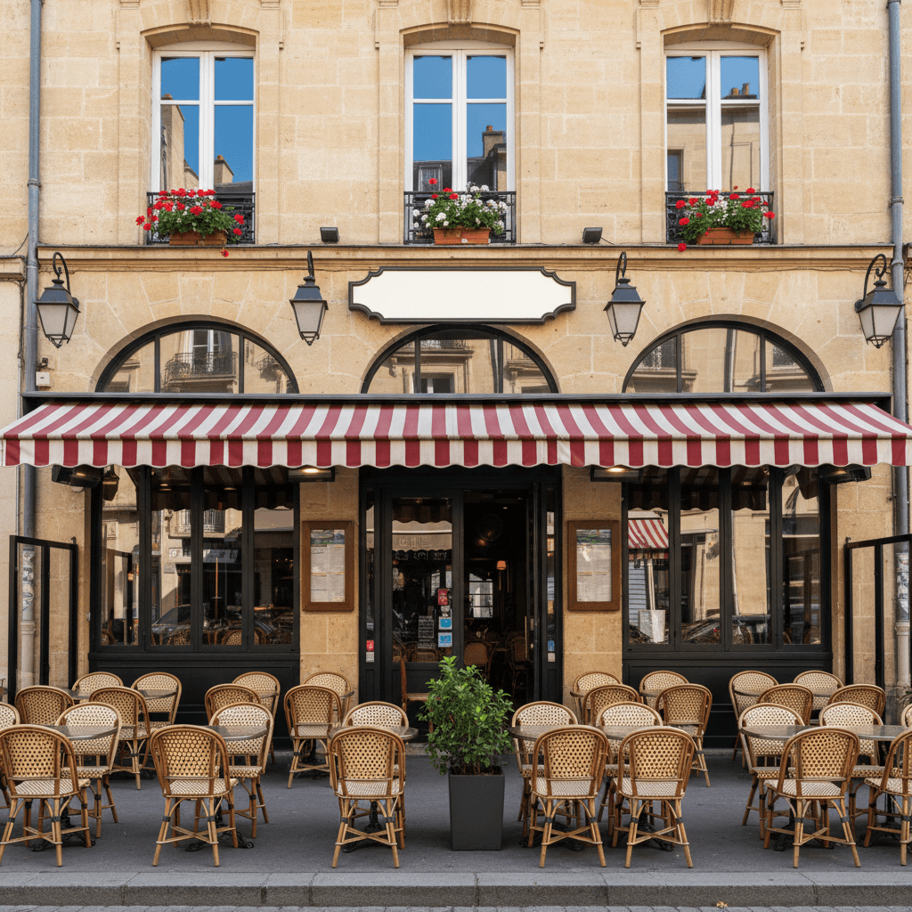 Restaurant à Bordeaux : terrasse - licence IV