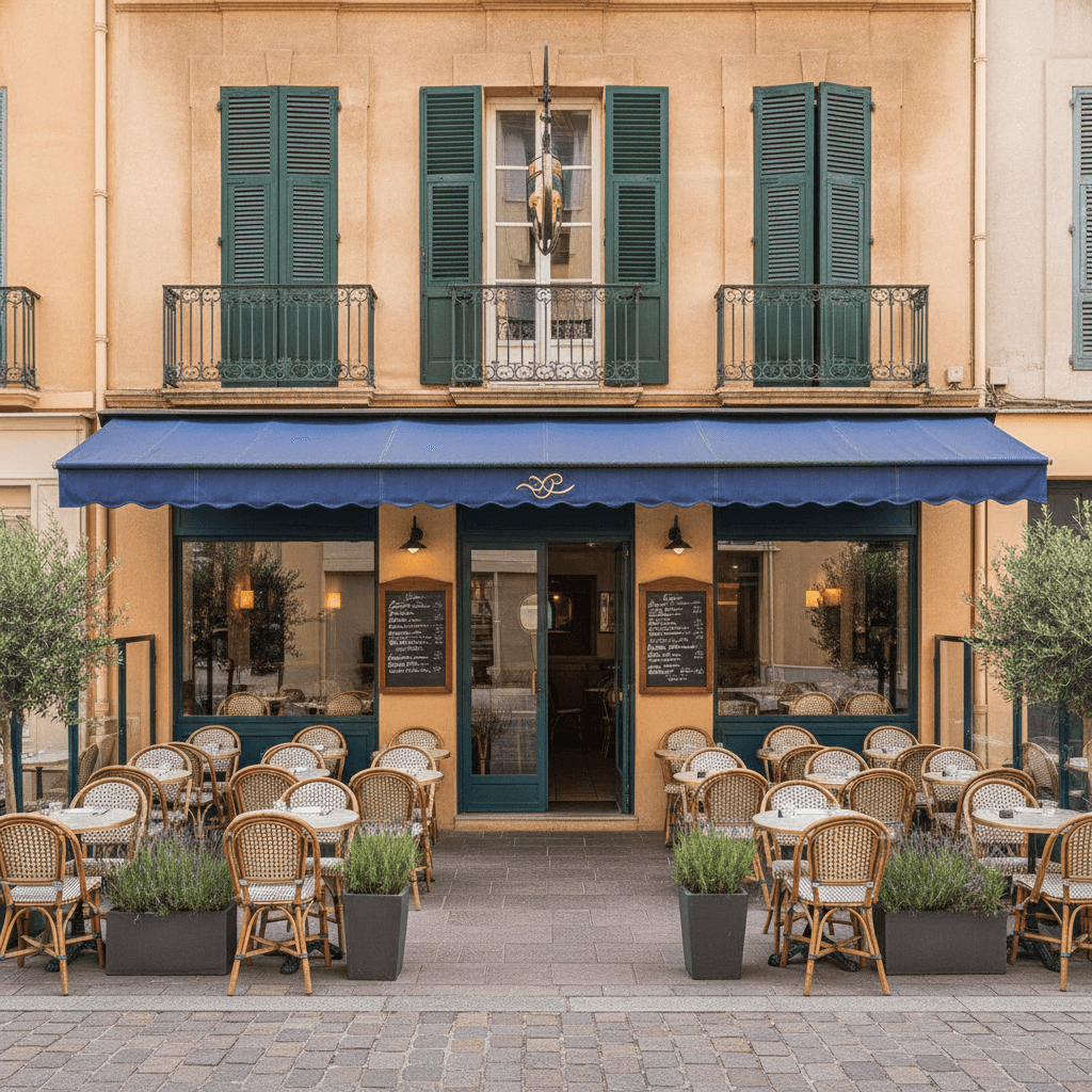Restaurant 158m² à Nice : terrasse - licence IV