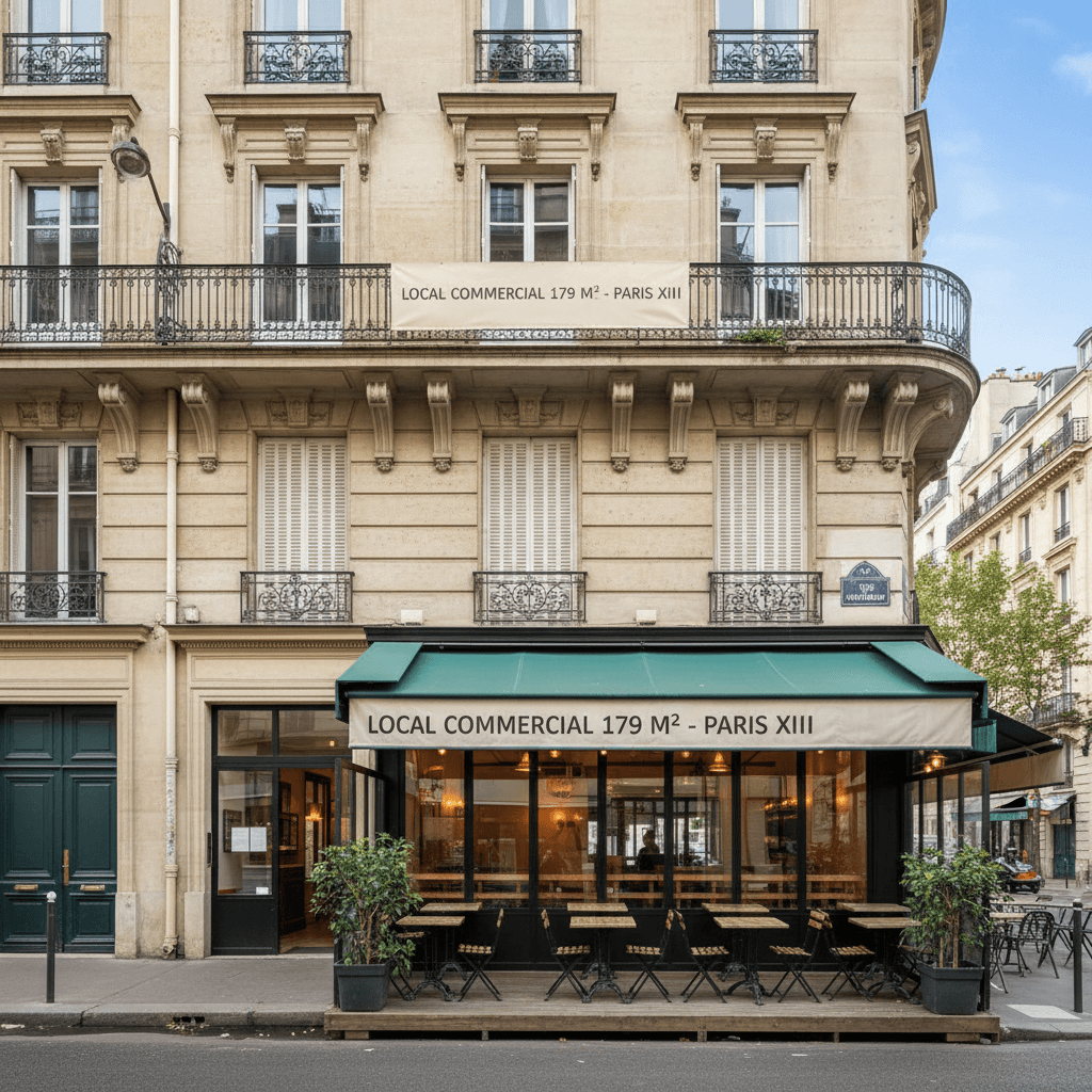 Local de Restauration à Paris - 179 m² Prêt à Exploiter