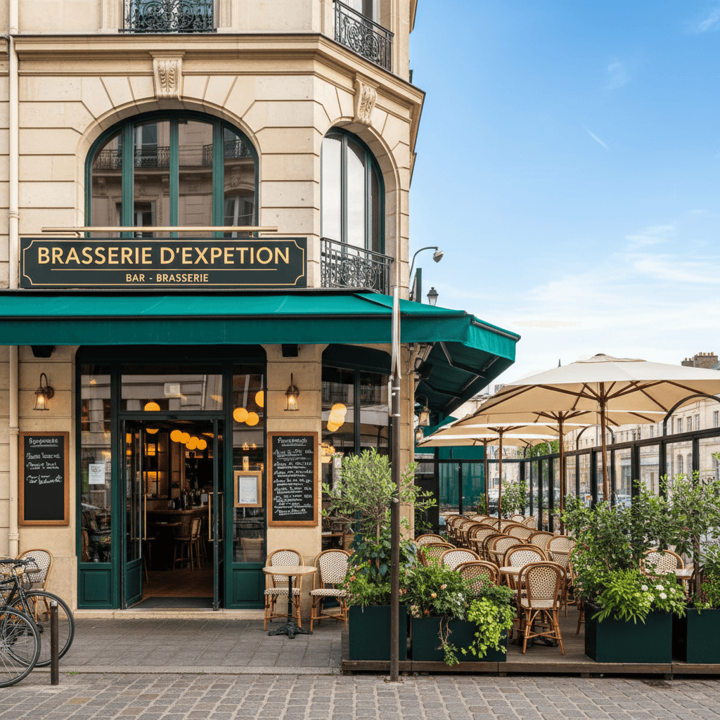 Bar-brasserie à Rennes : terrasse - licence IV