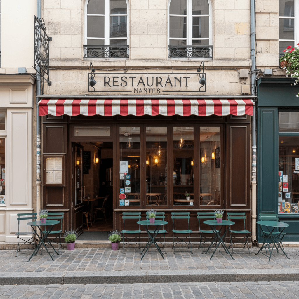 Restaurant 90m² à Nantes : terrasse - licence IV