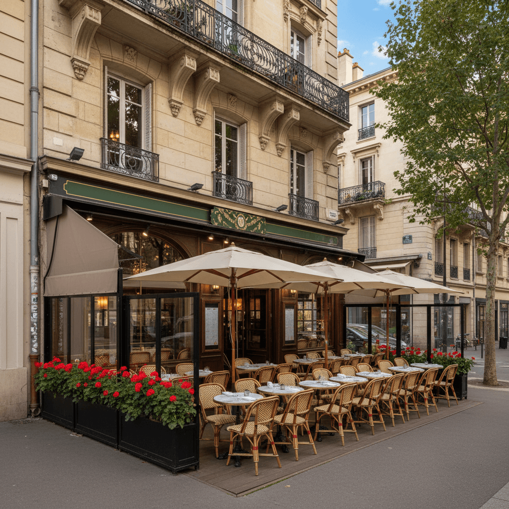Restaurant à Lyon : terrasse - extraction