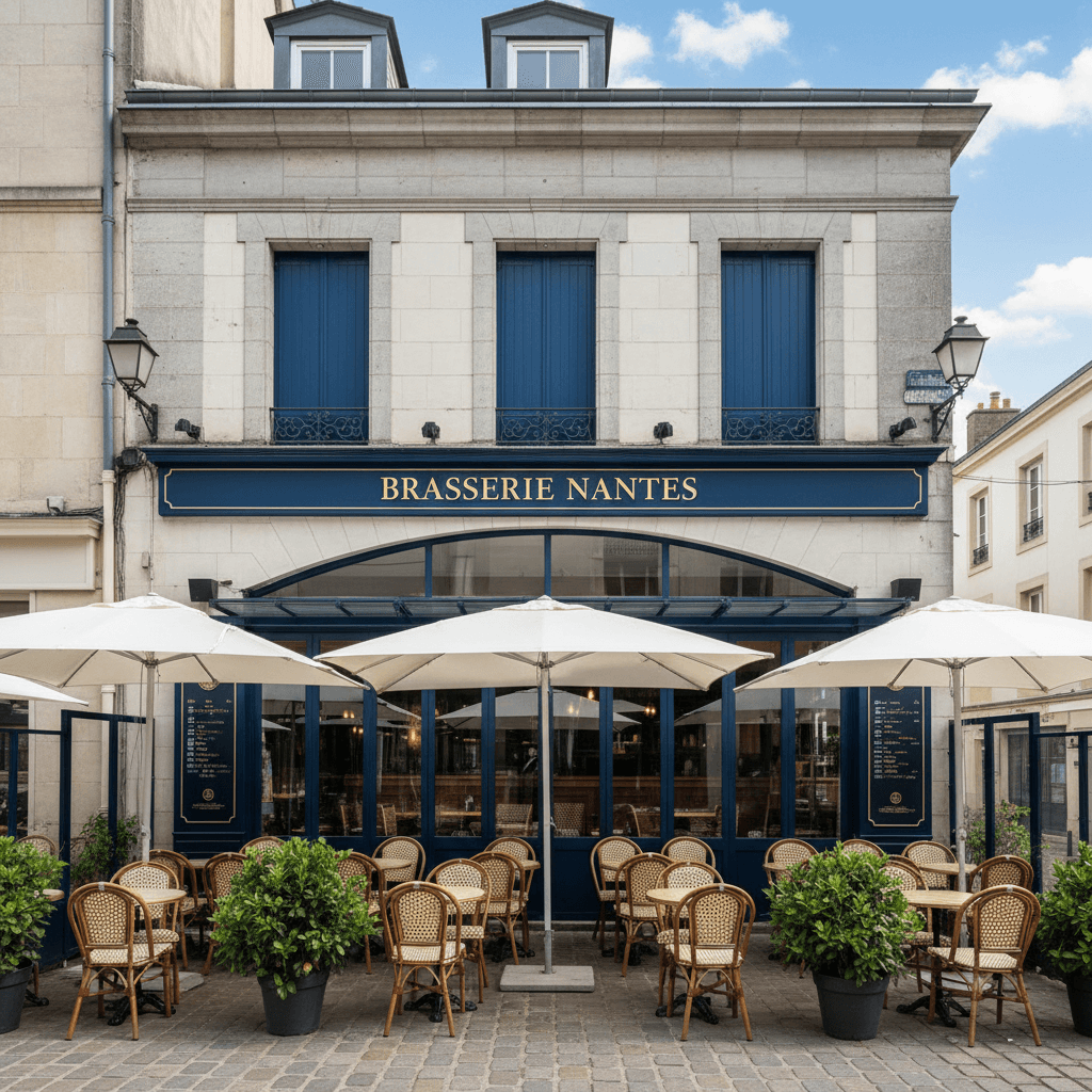 Bar-brasserie 100m² à Nantes : terrasse