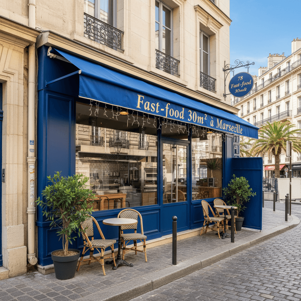 Fast-food 30m² à Marseille