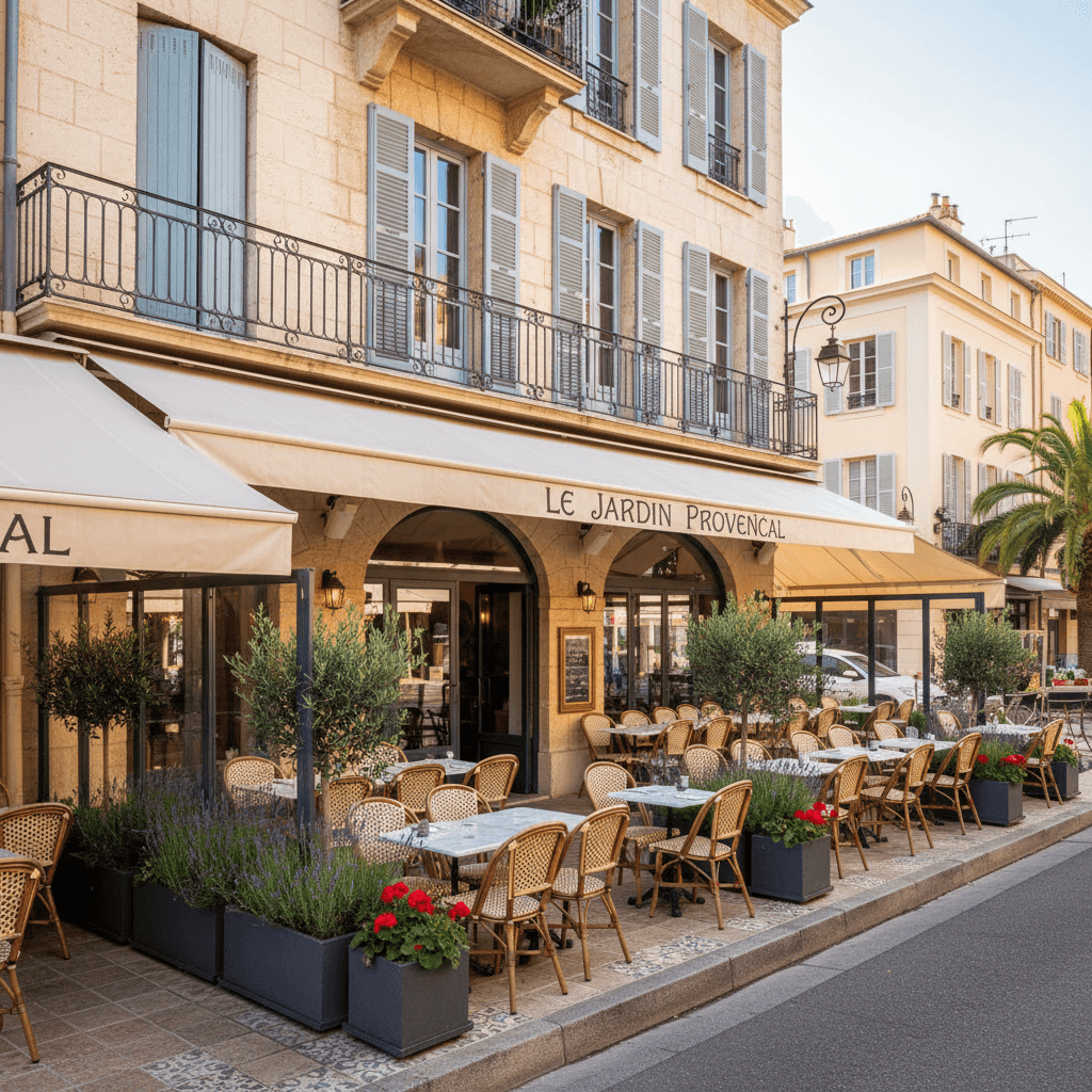 Restaurant 230m² à Nice : terrasse - licence IV