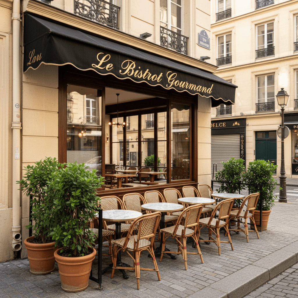 Restaurant 50m² à Lyon : terrasse - climatisation