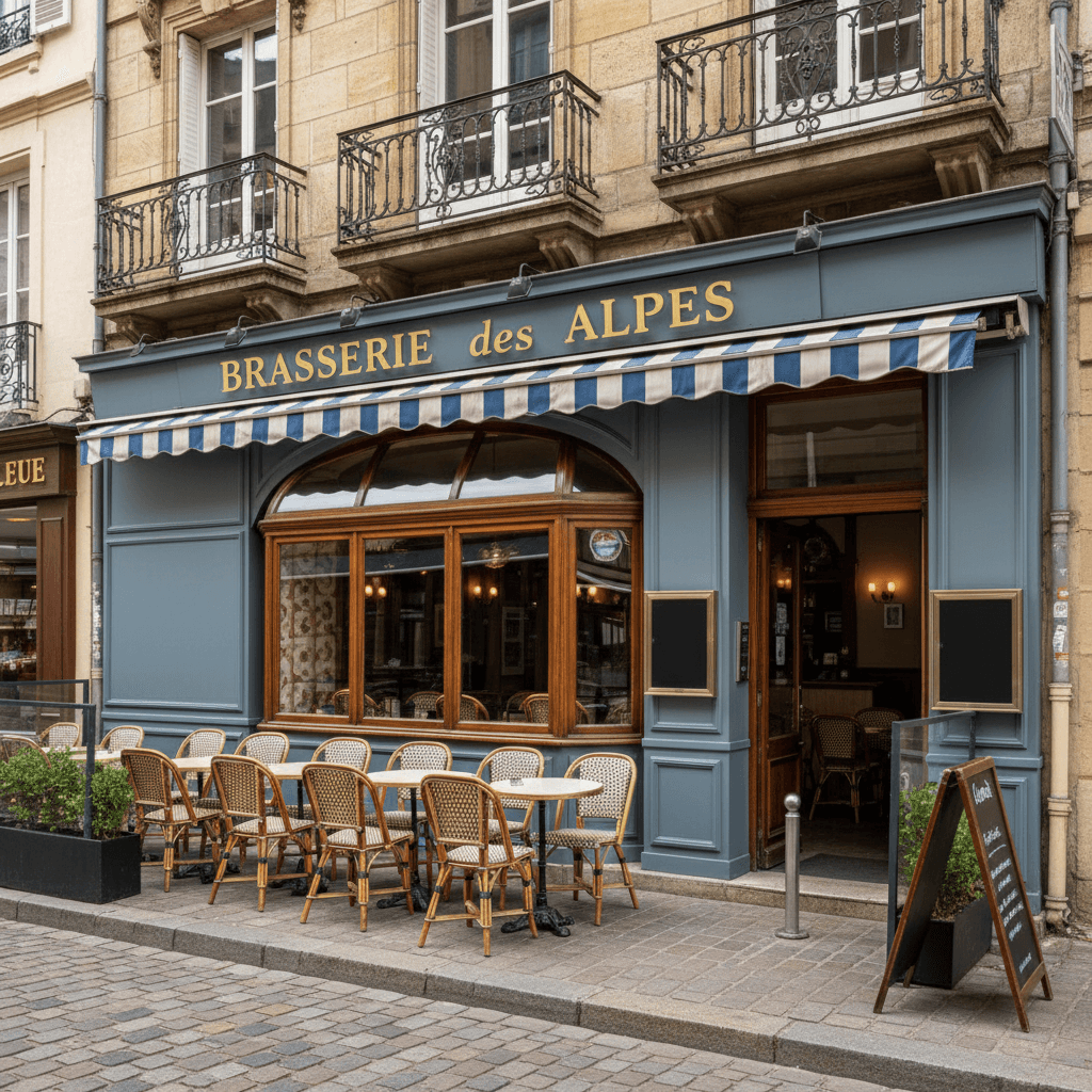 Bar-brasserie 60m² à Grenoble : terrasse - licence IV