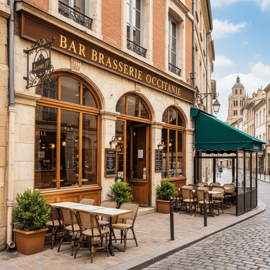 Bar-brasserie 165m² à Toulouse : licence IV - extraction