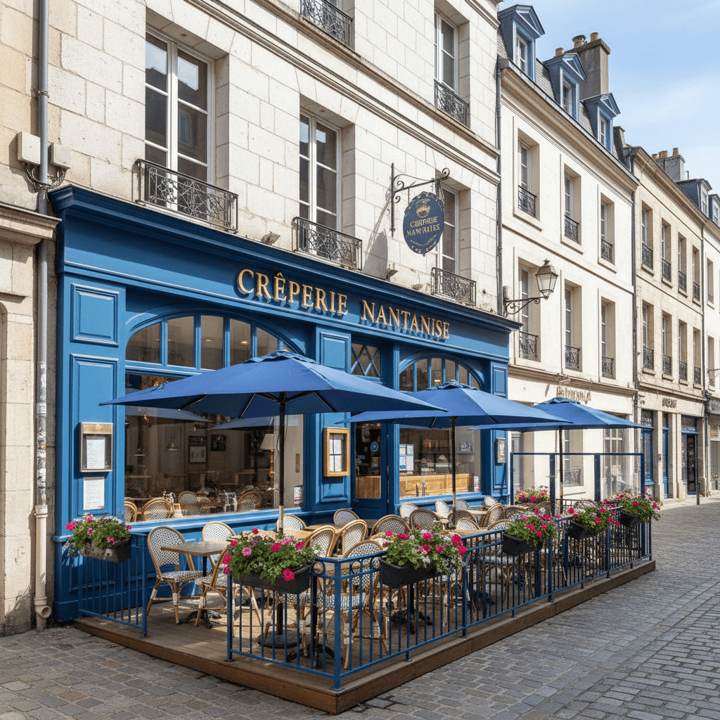 Restaurant à Nantes : terrasse - extraction