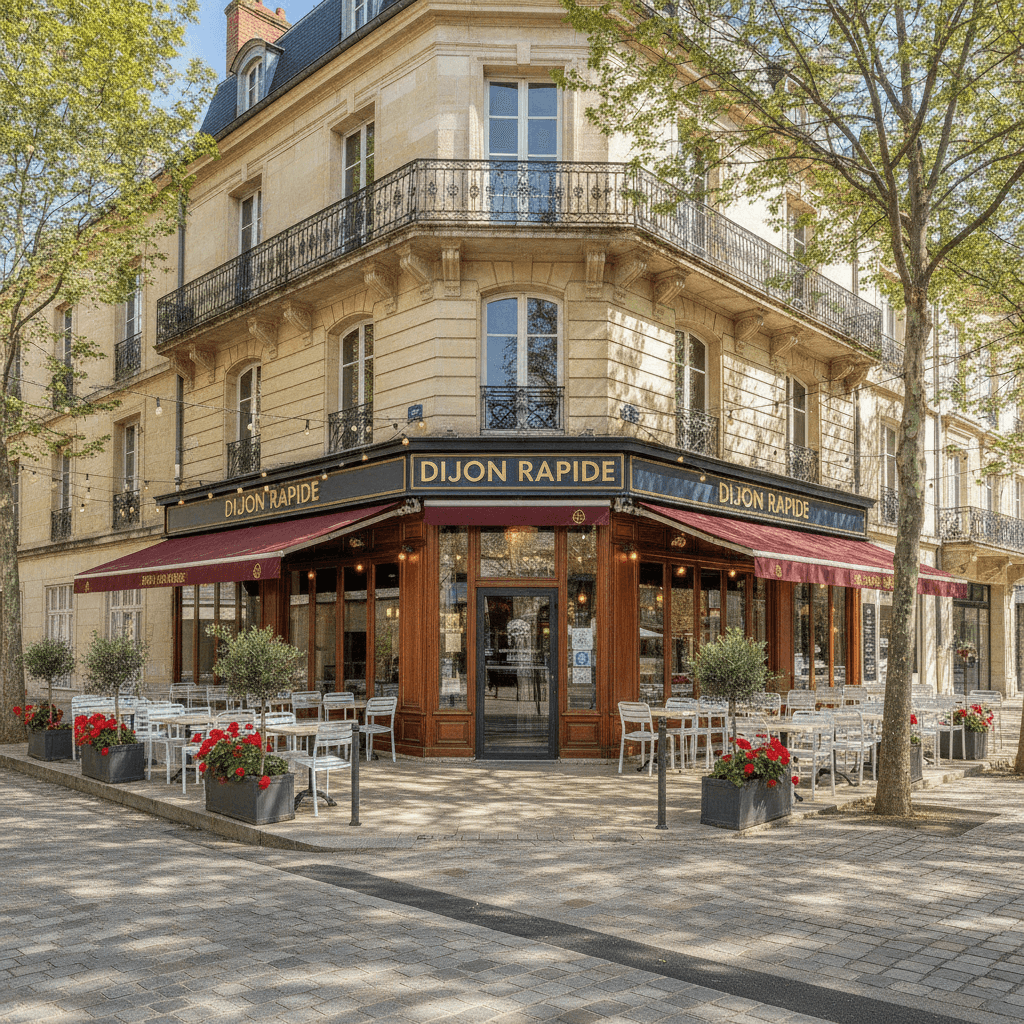 Fast-food 110m² à Dijon : terrasse - licence IV