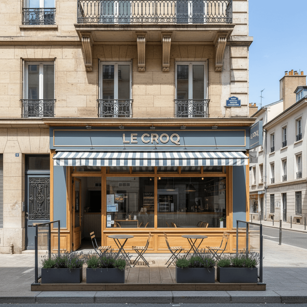 Snack 33m² à Lyon : extraction