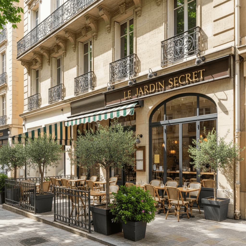 Restaurant 119m² à Lyon : terrasse - extraction