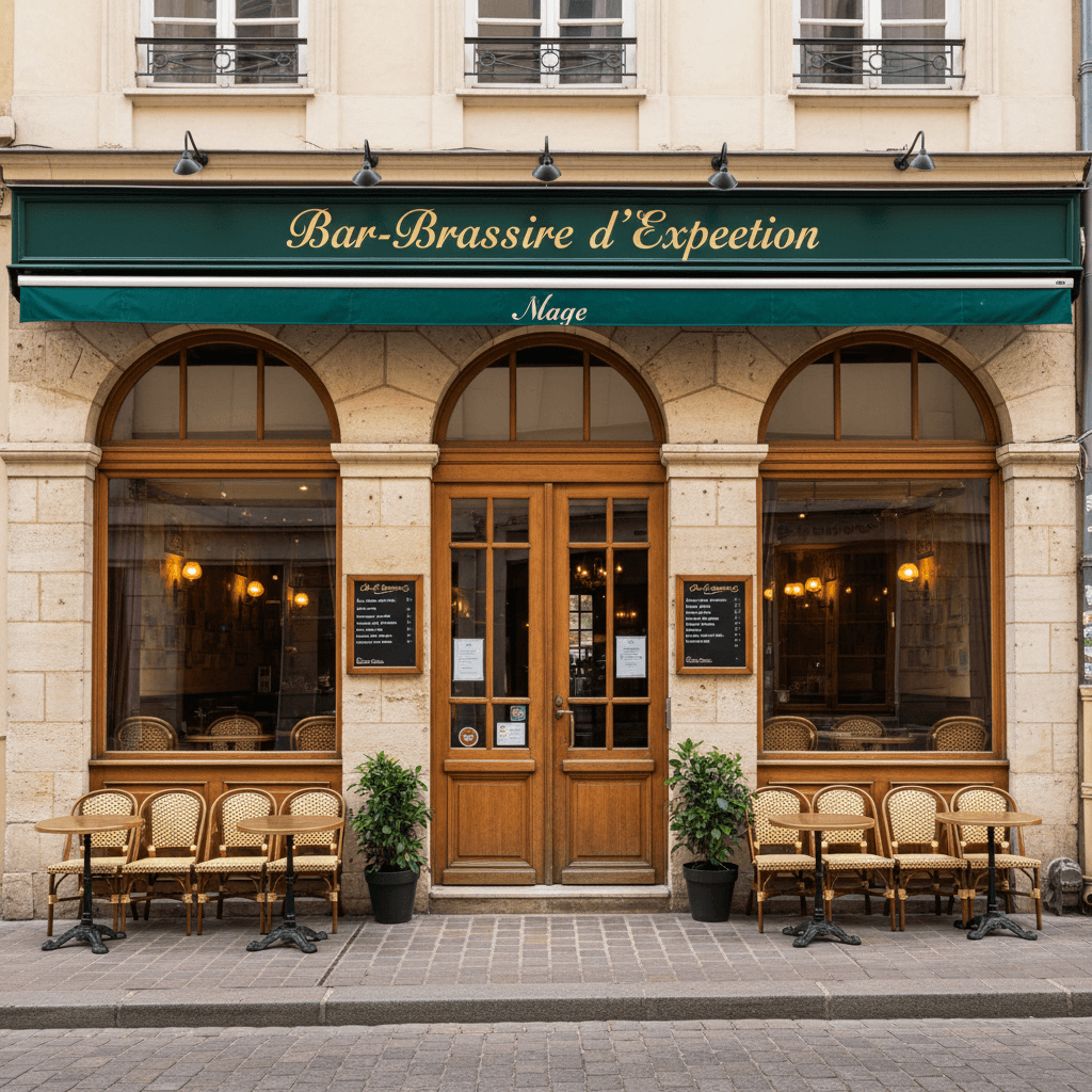 Bar-brasserie 140m² à Lyon : terrasse - licence IV