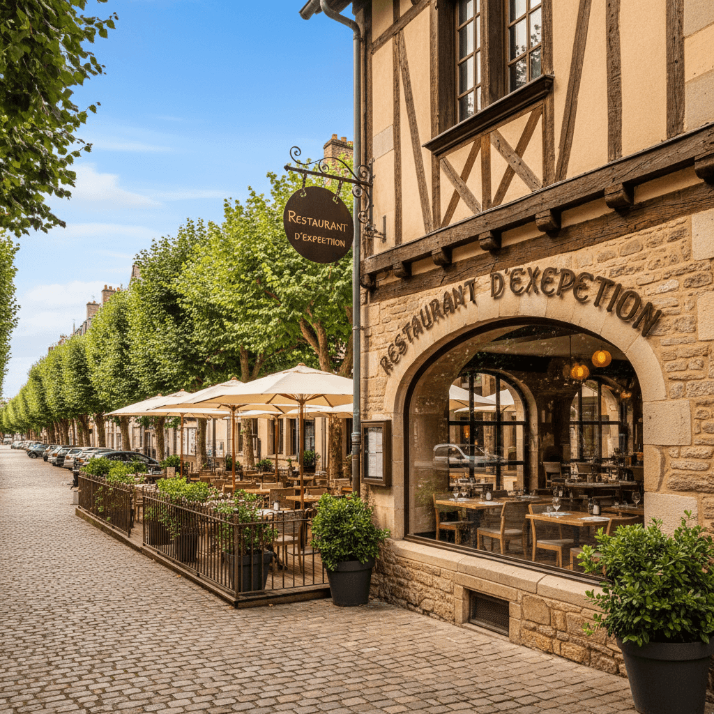 Restaurant 600m² à Clermont-Ferrand : terrasse - licence IV