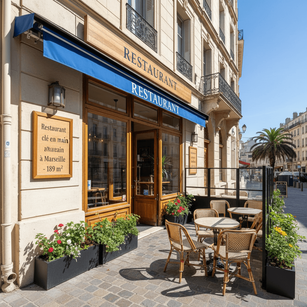 Restaurant 189m² à Marseille : extraction