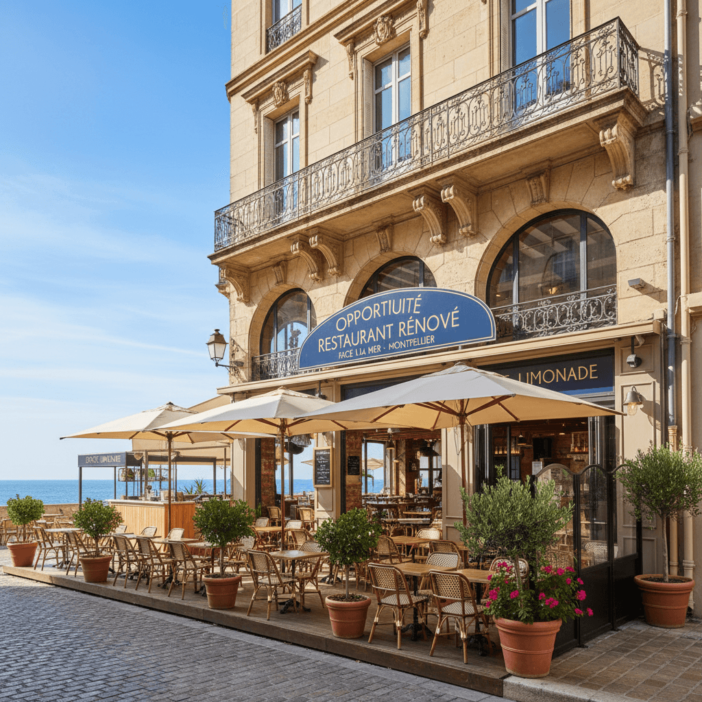 Restaurant à Montpellier : terrasse - licence IV
