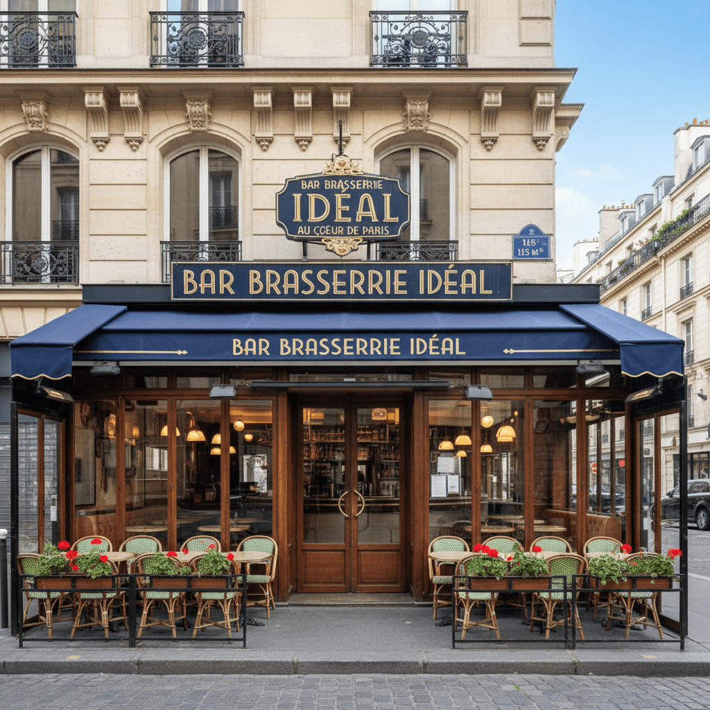 Bar Brasserie Idéal au Cœur de Paris