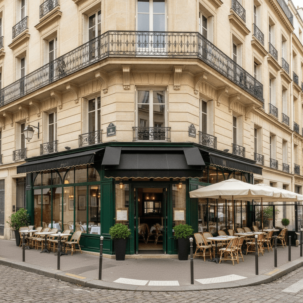 Restaurant 70 couverts à Paris : terrasse - licence IV