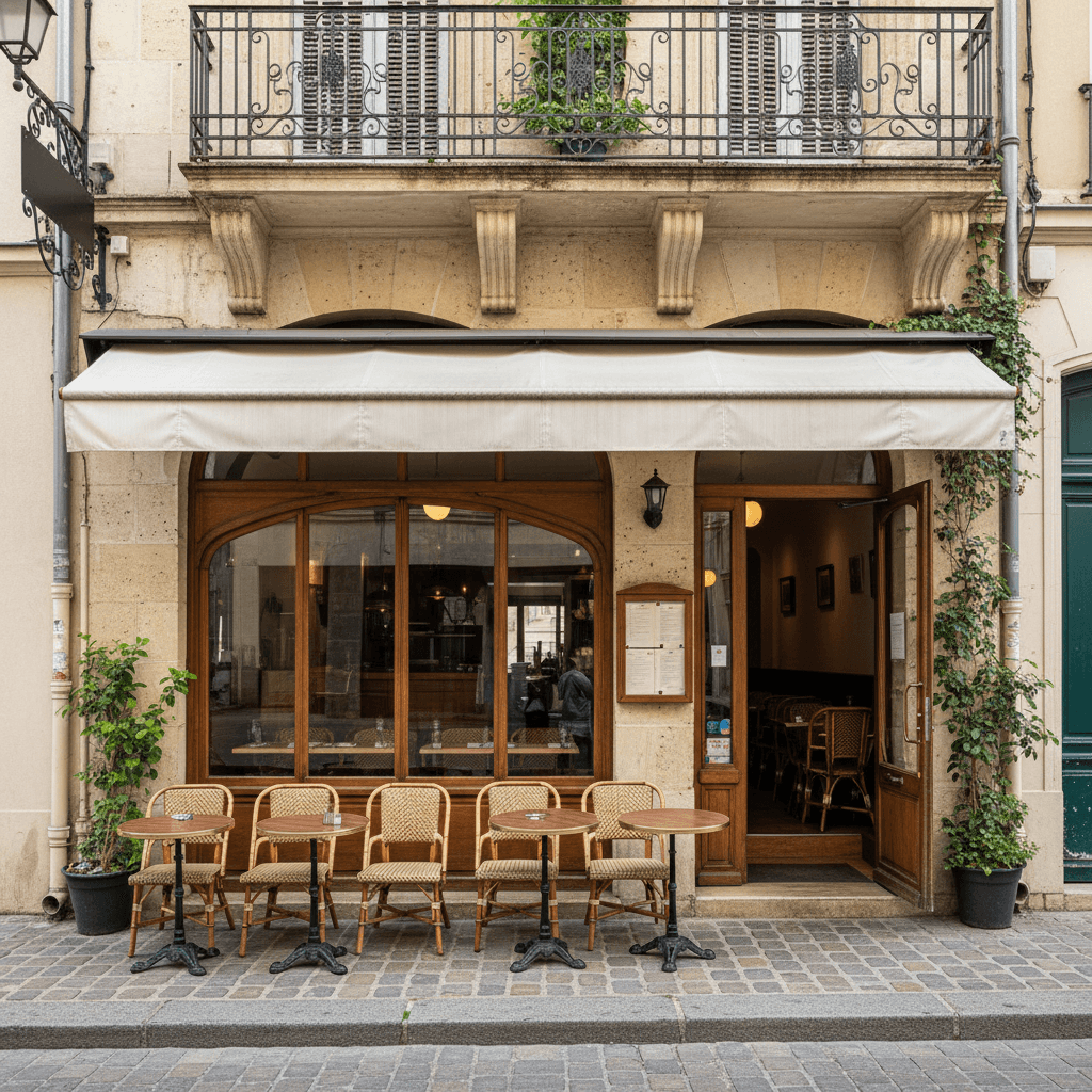 Restaurant 60m² à Montpellier : terrasse - extraction