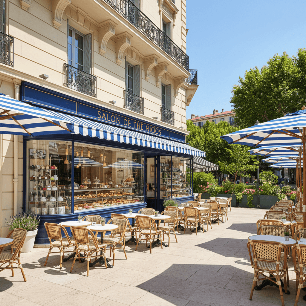 Snack 124m² à Nice : terrasse - chambre froide