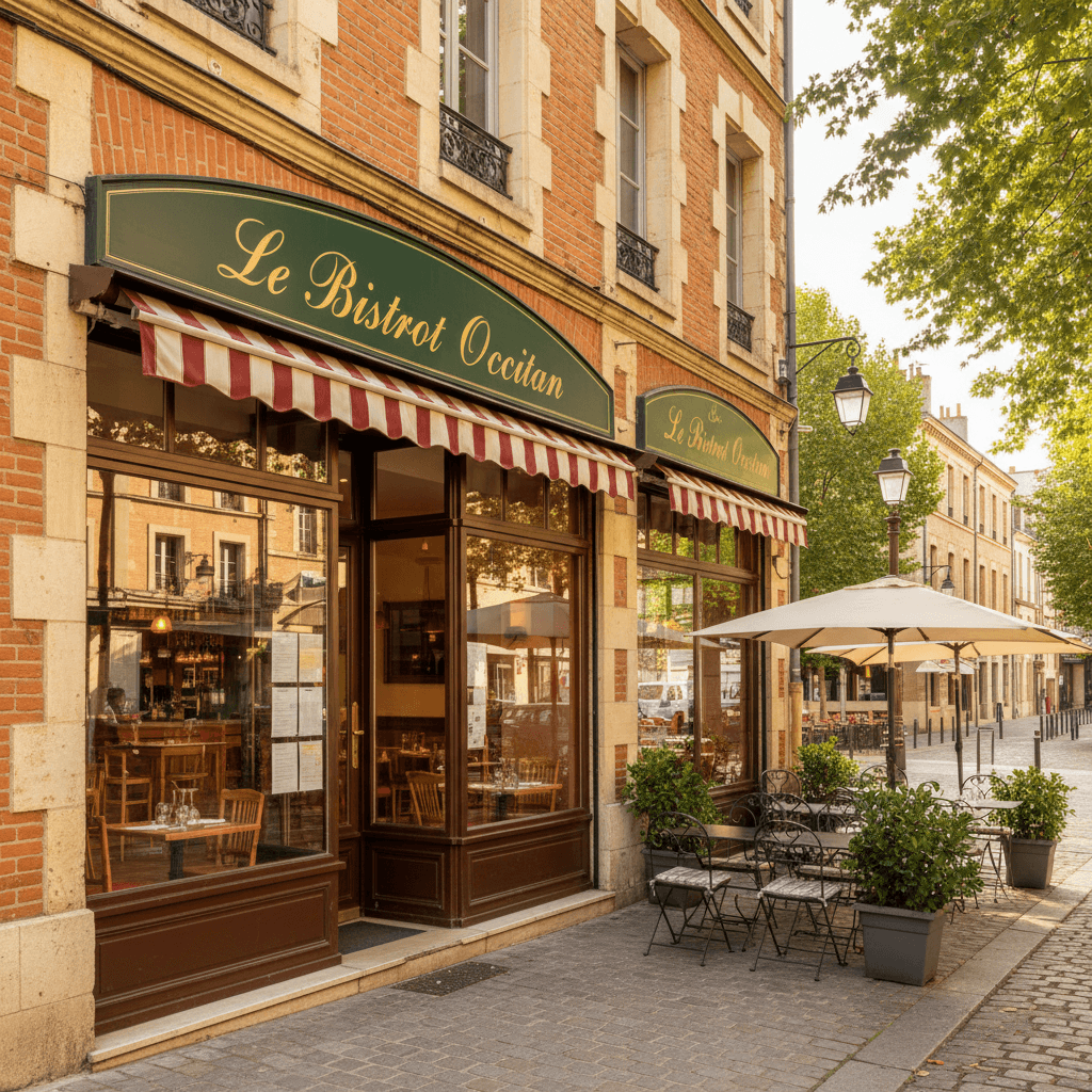 Restaurant 145m² à Toulouse : terrasse - licence IV