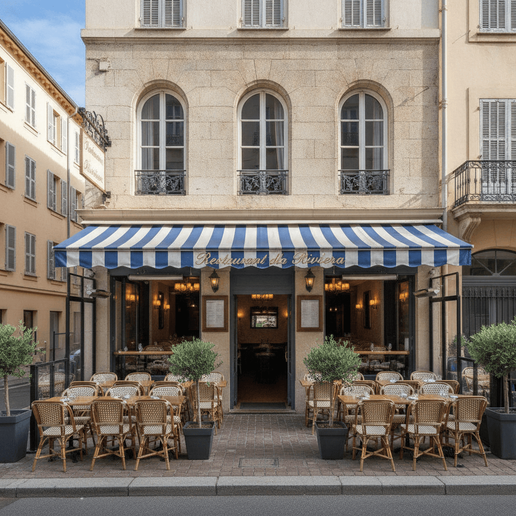 Restaurant 250m² à Nice : terrasse - licence IV